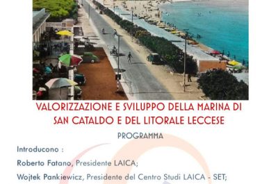 "Valorizzazione e sviluppo della marina di San Cataldo e del litorale leccese", convegno al centro Laica - Corriere Salentino