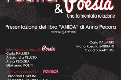 “Anida”: a Lecce la poesia di Anna Pecora e il dialogo tormentato, tra politica e pensiero onirico - Corriere Salentino
