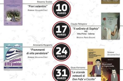 Parte la rassegna "A cena con l’autore", libri e gusto in unico evento a Sogliano Cavour - Corriere Salentino