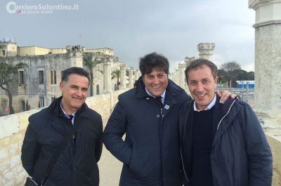 A passeggio sulle Mura urbiche: Giliberti e Messuti spiegano le opportunità per Lecce: "Il centro si ricongiunge con la periferia" - Corriere Salentino