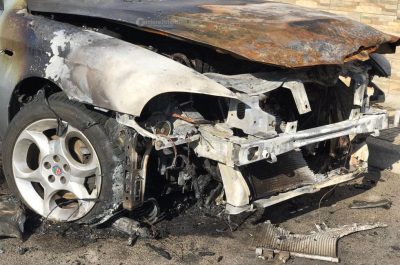 Notte di fuoco a Cavallino, ignoti appiccano le fiamme ad un'Alfa e scappano - Corriere Salentino