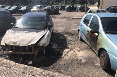 Auto in fiamme in via Bari, incendio danneggia Alfa: si indaga sulle cause - Corriere Salentino