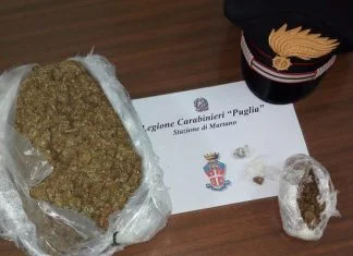 Ai domiciliari con un chilo marijuana: in carcere 61enne