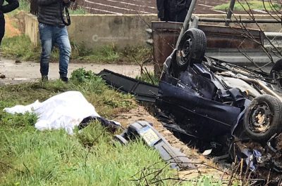 Perde il controllo dell'auto e si ribalta, muore 44enne di Nardò - Corriere Salentino