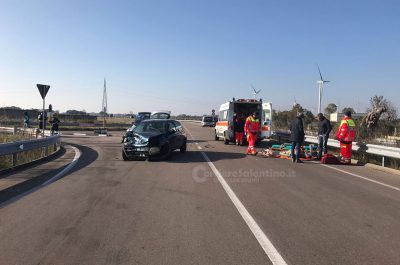 Schianto sulla Lecce - Torre Chianca, 47enne in ospedale con "codice rosso" - Corriere Salentino