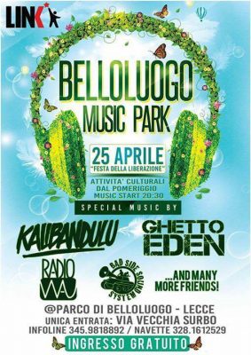 Domani 25 aprile "Belloluogo Musik Park" a Lecce - Corriere Salentino