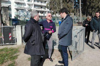 Giliberti e Giordano incontrano al "Coni" di Santa Rosa società sportive e utenti del campo - Corriere Salentino