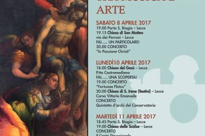 Tra musica e arte, i percorsi artistici e musicali promossi dal Conservatorio di Lecce per la Settimana Santa - Corriere Salentino