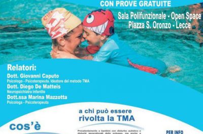 Autismo, convegno informativo sulla terapia multisistemica in acqua - Corriere Salentino