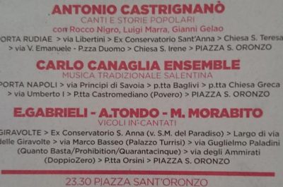 Acustica: tradizioni e suoni a zero impatto - Corriere Salentino