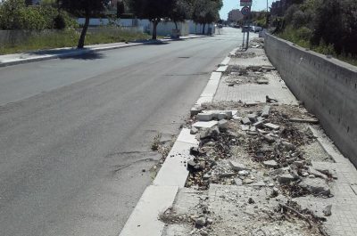 Marciapiedi di guerra a Lecce, lo Sportello dei Diritti: "Via Bormida sembra Aleppo" - Corriere Salentino