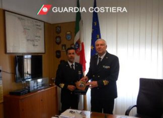 Guardia Costiera: il Direttore Marittimo di Puglia e Basilicata in visita alla Capitaneria di Porto di Gallipoli