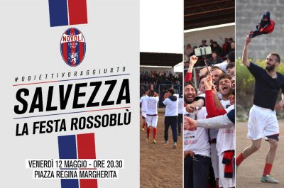 Festa rossoblù per la salvezza del Novoli Calcio nel cortile del Palazzo Baronale - Corriere Salentino