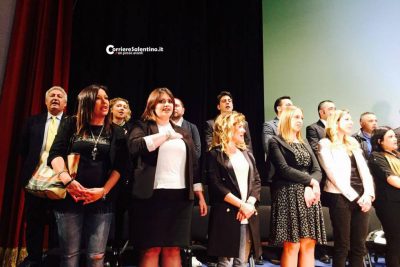 Fratelli d'Italia, Giorgia Meloni presenta la lista leccese: «È tornata la destra sociale». Meloni: «Italia ridotta a colonia della Germania» - Corriere Salentino