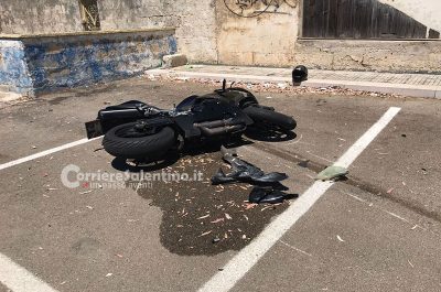 Scontro tra auto e moto, grave un centauro - Corriere Salentino