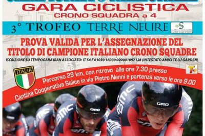 A Salice Salentino il 3° Trofeo “Terre Neure” di ciclismo, crono a squadre valida per l’assegnazione del titolo di campione d’Italia Uisp - Corriere Salentino