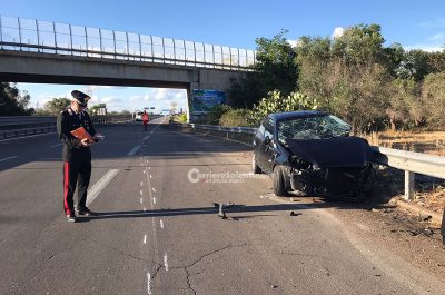 Schianto sulla Lecce - Gallipoli, cinque feriti: una donna trasportata in ospedale con "codice rosso" - Corriere Salentino