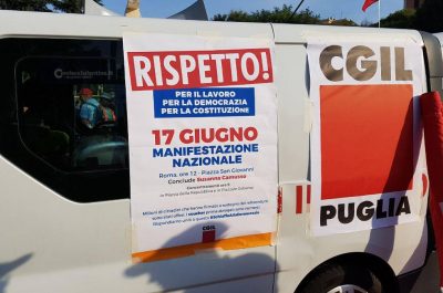 Cgil Puglia in piazza a Roma contro i “nuovi voucher” - Corriere Salentino