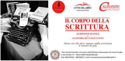 Il Corpo della Scrittura, corso formativo sull’arte dello scrivere - Corriere Salentino