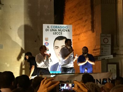 Campagna elettorale chiusa: in sei in corsa. Ecco le foto degli ultimi comizi - Corriere Salentino