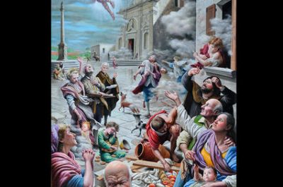 Le storie di San Vito Martire di Roberto Buttazzo esposte a Lequile - Corriere Salentino