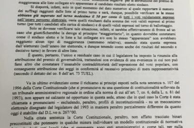 Proclamazione, centrodestra assente: motivazioni non lette, ma la Commissione si è rifatta alla giurisprudenza creativa cumulando primo turno e ballottaggio - Corriere Salentino