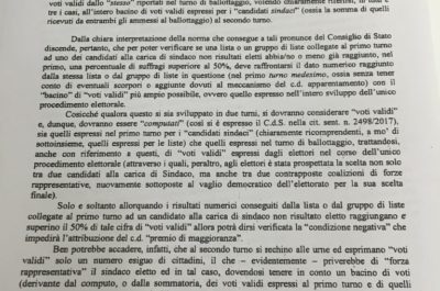 Proclamazione, centrodestra assente: motivazioni non lette, ma la Commissione si è rifatta alla giurisprudenza creativa cumulando primo turno e ballottaggio - Corriere Salentino