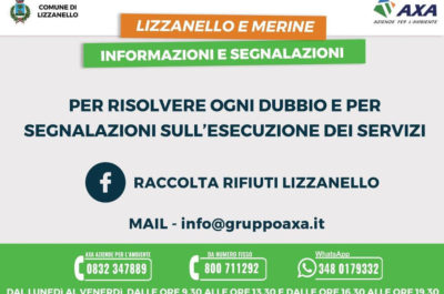 Lizzanello: cambia il servizio di raccolta rifiuti, lunedì 31 luglio incontro con la cittadinanza - Corriere Salentino