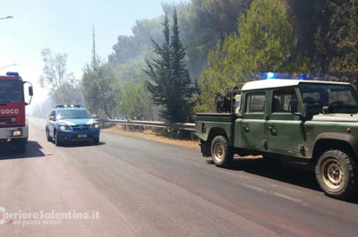 Vasto incendio "minaccia" l'ospedale di Gallipoli, evacuazione scongiurata. Il sindaco Minerva: "Un atto doloso" - Corriere Salentino