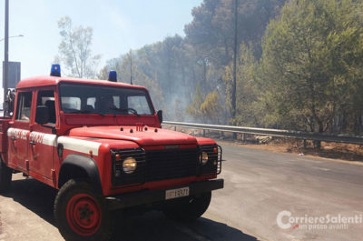 Vasto incendio "minaccia" l'ospedale di Gallipoli, evacuazione scongiurata. Il sindaco Minerva: "Un atto doloso" - Corriere Salentino
