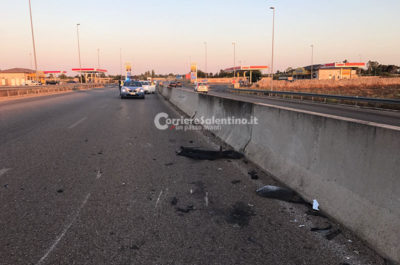 Incidente sulla Tangenziale Est: miracolosamente illesa un'intera famiglia - Corriere Salentino