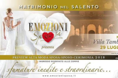 Maglie, Emozioni Sposa in passerella a Villa Tamborino - Corriere Salentino