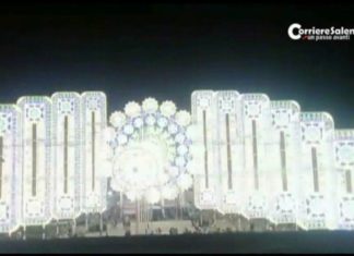 Scorrano “Capitale mondiale delle luminarie” festeggia la sua Santa protettrice: il video