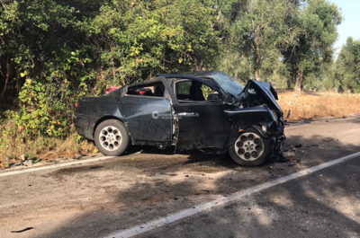 Schianto frontale tra due auto, un mezzo viene avvolto dalle fiamme: muore 35enne di Bagnolo - Corriere Salentino