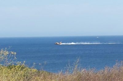 In fiamme la pineta di Santa Cesarea Terme, danni anche ad alcune strutture alberghiere - Corriere Salentino