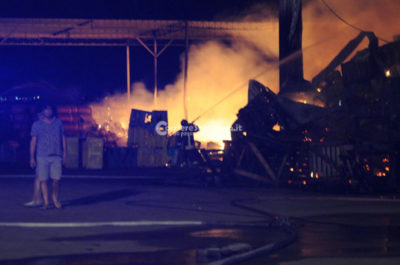 "Inferno" nella cooperativa agricola, distrutti due chilometri quadrati di celle frigorifere - Corriere Salentino