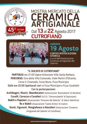 Cutrofiano, la rievocazione storica del ducato tra mostre e percorsi nel borgo - Corriere Salentino