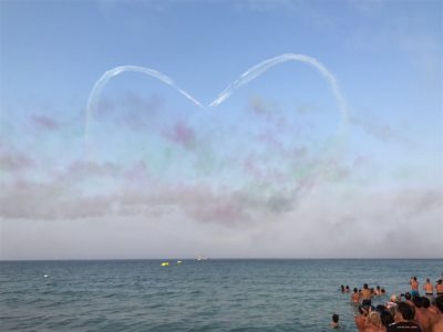 Circa 25 mila spettatori a San Cataldo per le Frecce Tricolori. A Gallipoli polemiche per aver perso la manifestazione - Corriere Salentino