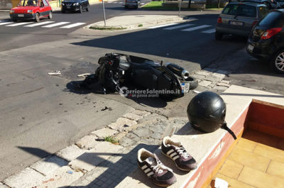 Violento schianto tra moto ed auto, due 27enni in ospedale: uno è in Rianimazione - Corriere Salentino