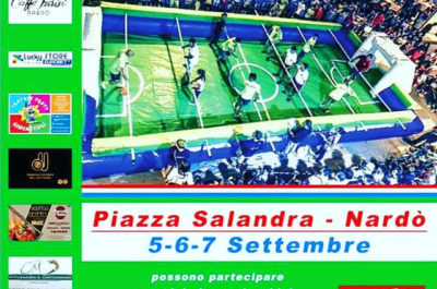 A Nardò il 1° Calcio balilla umano, iscrizioni entro il 28 agosto - Corriere Salentino