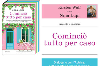 "Estate d'Autore": ad Ugento Nina Lupi presenta il libro "Cominciò tutto per caso" - Corriere Salentino