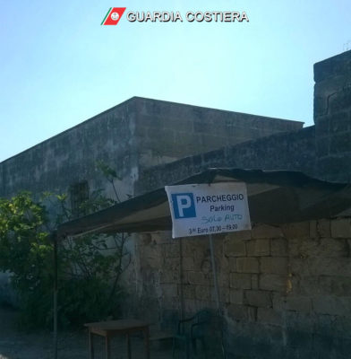 Parcheggio abusivo nell'area protetta: sequestro a Porto Cesareo - Corriere Salentino