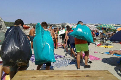Sporcizia e incuria, ripulita la Grotta di San Cristoforo a Torre dell’Orso - Corriere Salentino