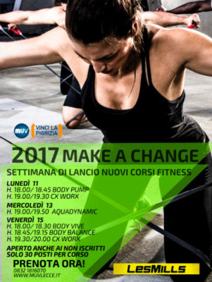 MUV da oggi al 15 settembre 2017: anteprima dei nuovi corsi Les Mills - Corriere Salentino