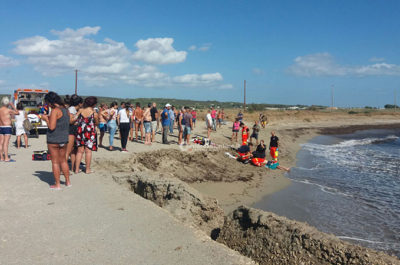 Giovane coppia di turisti in balìa delle onde a Torre Mozza: lei si salva, lui muore - Corriere Salentino