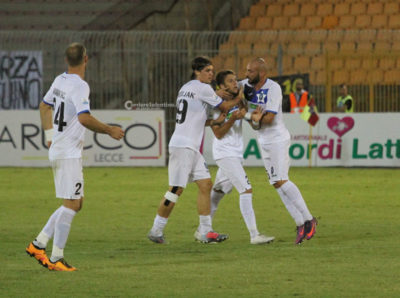 Terza vittoria di fila per il Lecce: Caturano, Costa Ferreira e Di Piazza in rete - Corriere Salentino