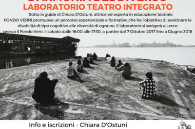 Riparte l'Armonia del Diverso al Fondo Verri, Laboratorio Teatrale Integrato con l’attrice Chiara D’Ostuni - Corriere Salentino