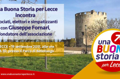 Incontro pubblico con "Una Buona Storia per Lecce". Fornari: "Un confronto su idee, proposte e priorità per la nostra città" - Corriere Salentino