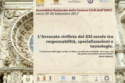 Unione delle Camere Civili, a Lecce l'Assemblea nazionale - Corriere Salentino
