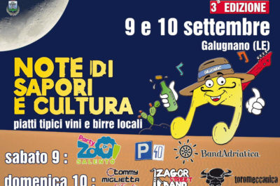 A Galugnano la III edizione di "Note di Sapori e Cultura" - Corriere Salentino